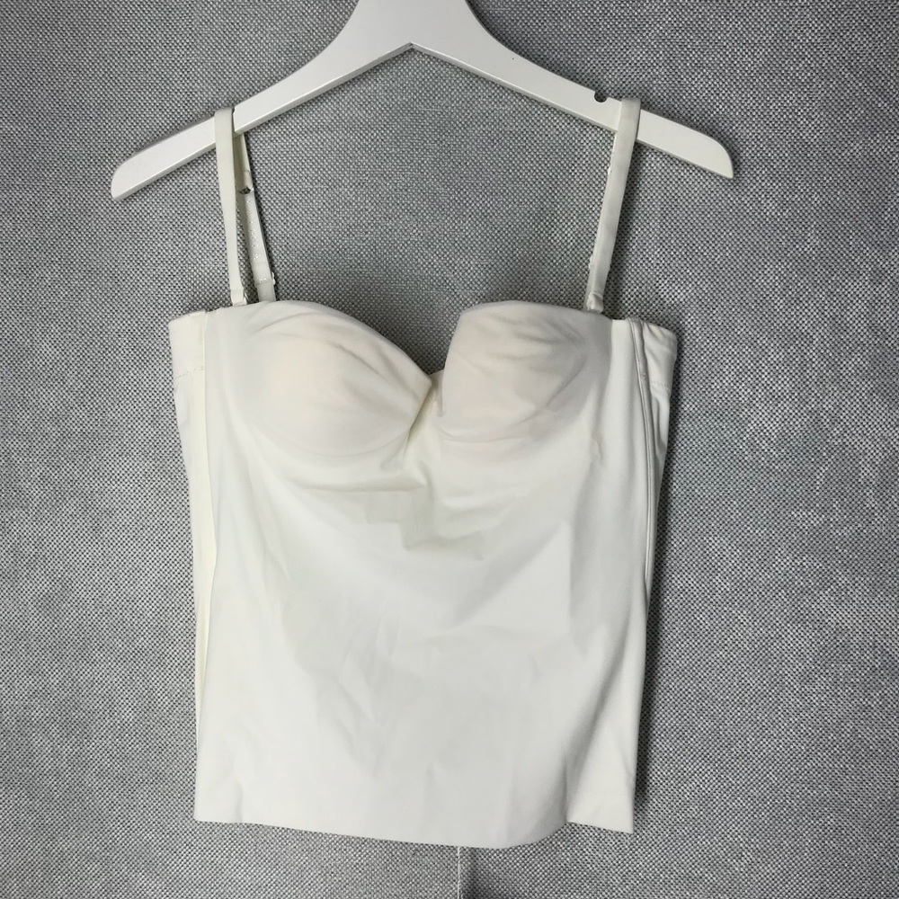La Perla Ivory Bustier corset shapewear 38B lace